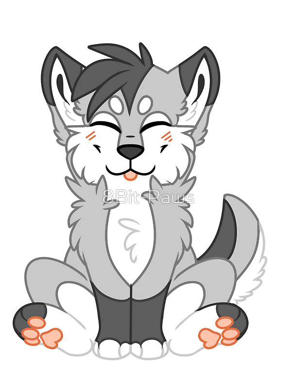 600x800 Wolf Clipart Chibi