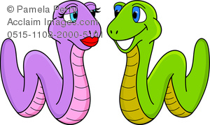 300x179 Art Image Of A Cartoon Of A Worm Couple In Love