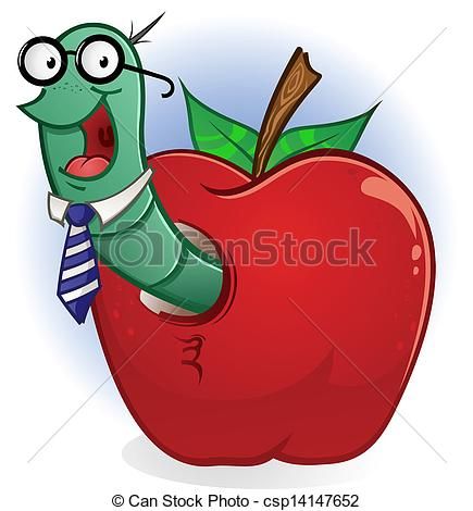 435x470 10 Best Illustrations Worm Images Apple Muffins