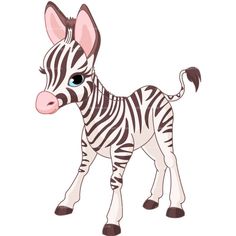 236x236 Cute Striped Zebra Clipart