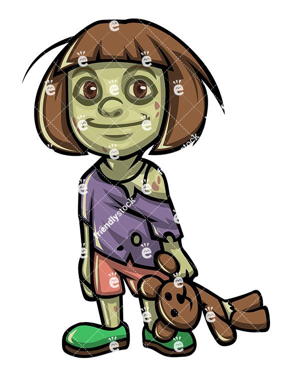 Cute Zombie Clipart