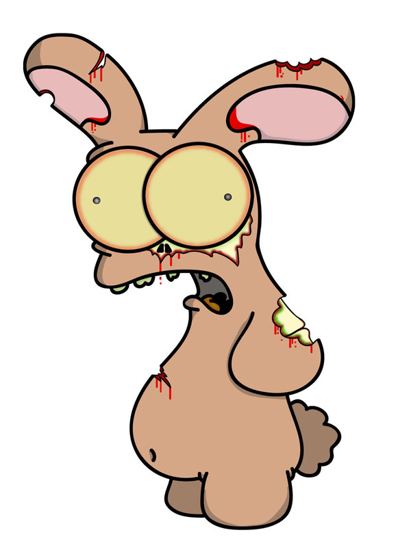 600x807 Drawn Bunny Zombie
