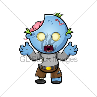 325x325 Zombie Basketball Vector Cartoon Gl Stock Images