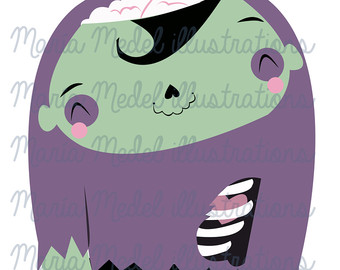 340x270 Zombie Clip Art Etsy
