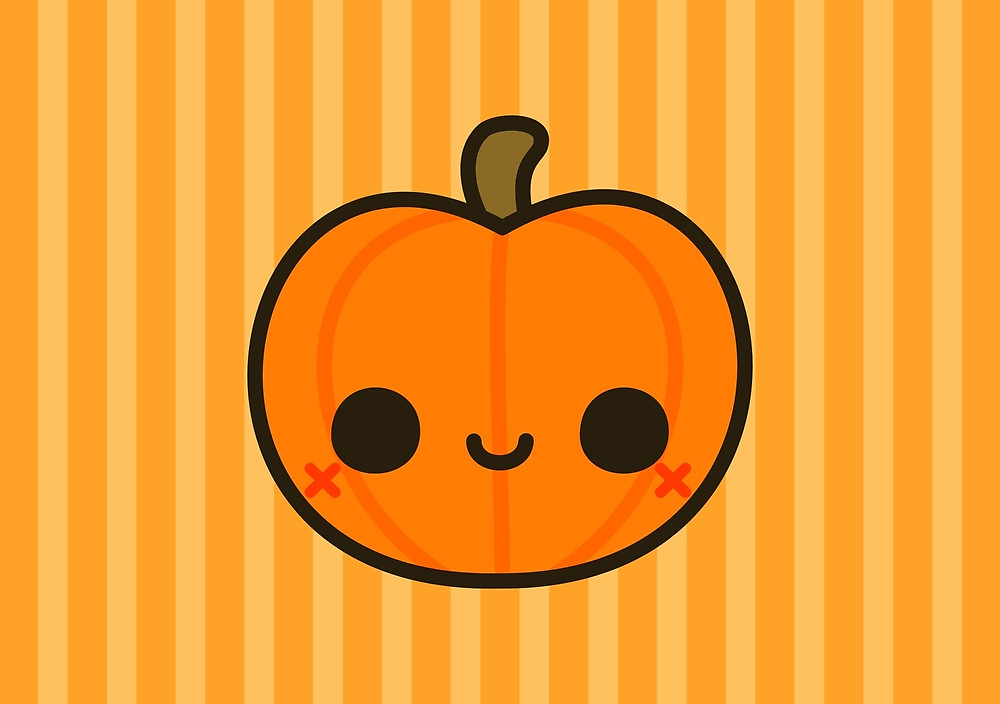 1000x704 Cute Jack O' Lantern By Peppermintpopuk Kawaii