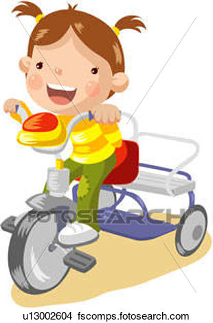 310x470 Clipart Of Cycle, Three, Bike, Wheel, Women U13002604