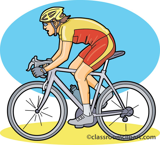 550x500 Funny Cycling Clipart Kid 3