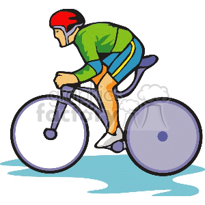 300x300 Royalty Free Cyclist 168581 Vector Clip Art Image