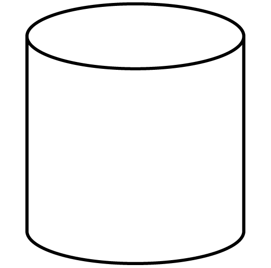 550x545 Cone Clipart Cylinder Shape