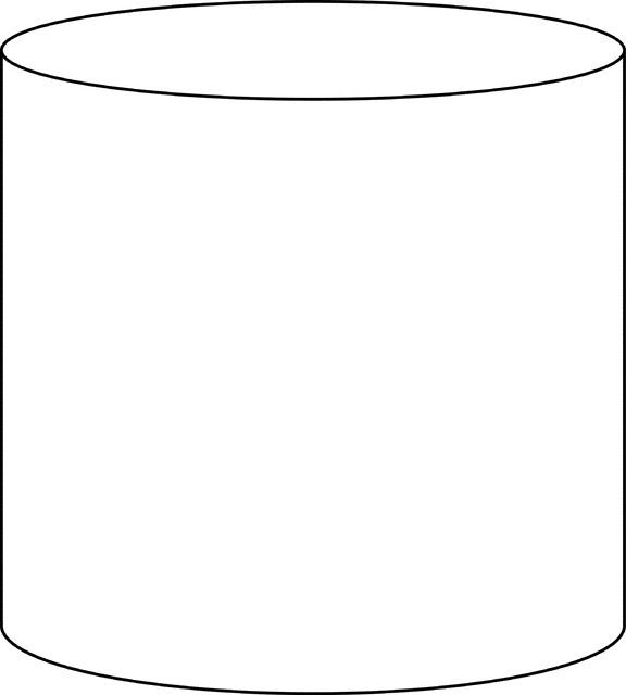 576x640 Right Circular Cylinder Clipart Etc