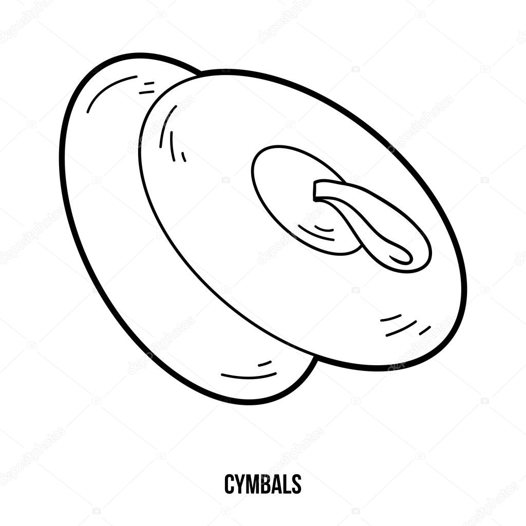 1024x1024 Coloring Book For Children, Education Game Music Instruments (C