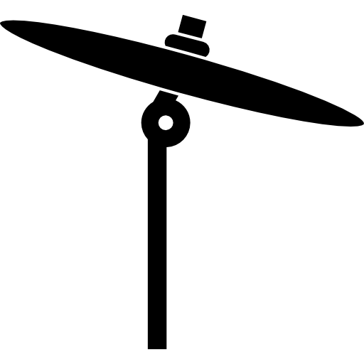 512x512 Cymbal Thin Musical Instrument Side View