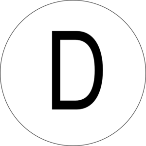 300x300 Multiple Choice D Clip Art