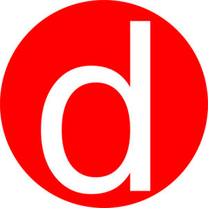 300x300 Red, Rounded, With D Clip Art