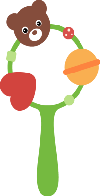 205x400 Rattle Clipart