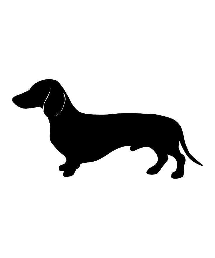 736x883 Dachshund Clip Art