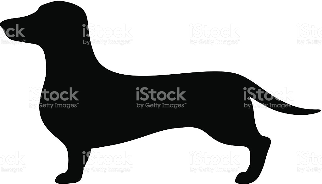 1024x587 Dachshund Clipart Black And White