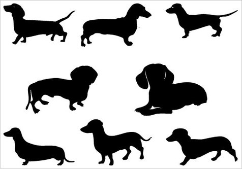 476x333 Dachshund Silhouette Clip Art Clipart Free To Use Clip Art