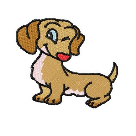 434x434 Dachshund Weiner Dog Clip Art Co Image