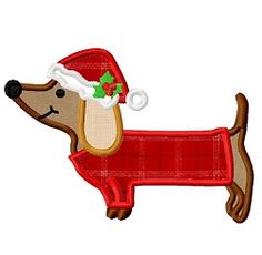 236x230 Christmas Clipart Dachshund