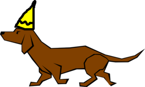 298x180 Birthday Dachshund Clip Art