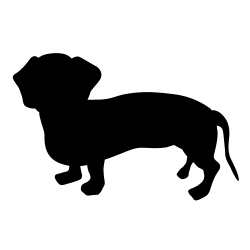 500x500 Dachshund Silhouette Clip Art Clipart Collection