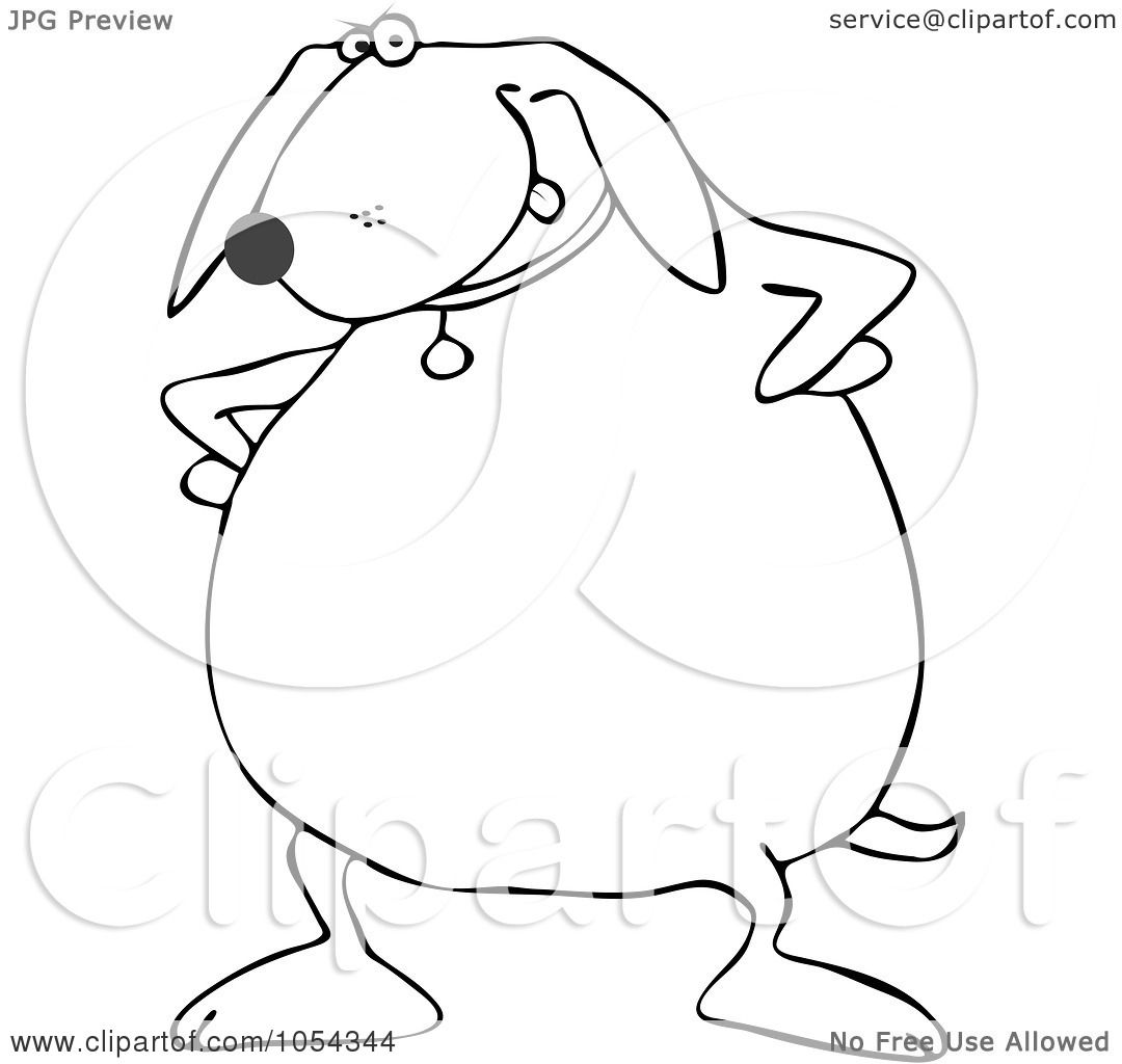 1080x1024 Dog Outline