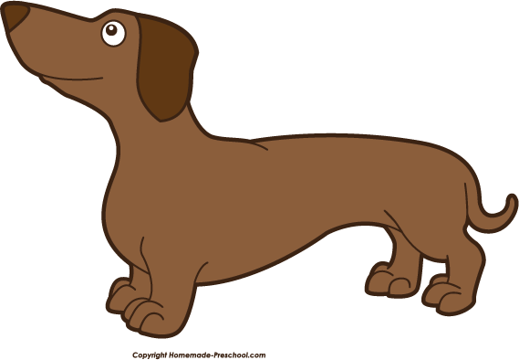 569x394 Dachshund Clip Art