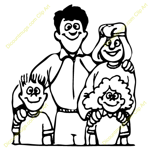 500x500 Portrait Clipart Black And White