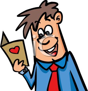 337x350 Dad Reading Clipart