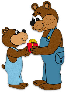 217x303 Bear Clipart Dad