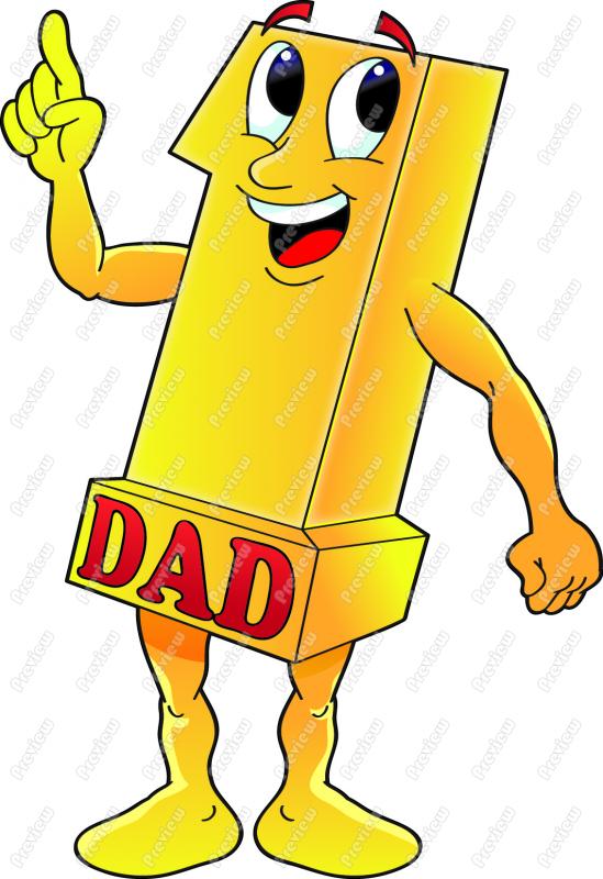 549x800 Number One Dad Clip Art