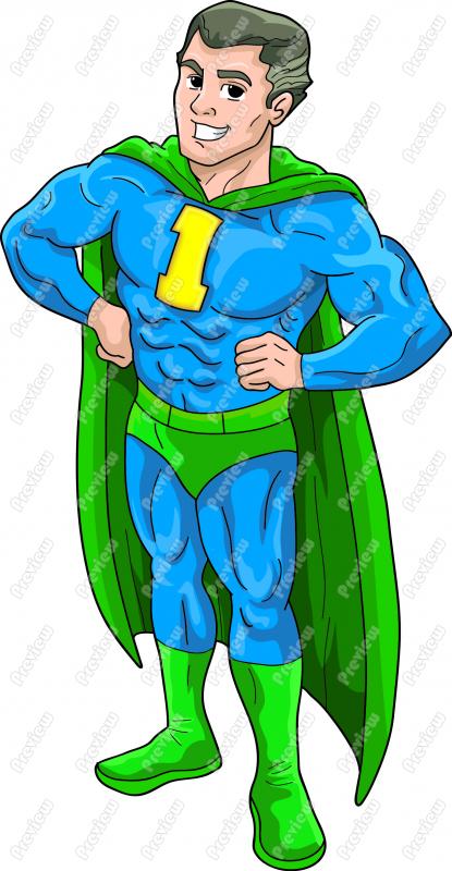 415x800 Super Dad Clip Art