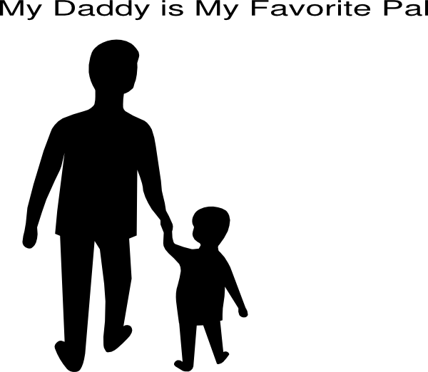 600x522 My Daddy Is My Favorite Pal Clip Art