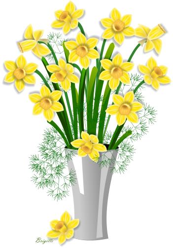 351x506 Extraordinary Idea Daffodil Clip Art Clipart Black And White Panda