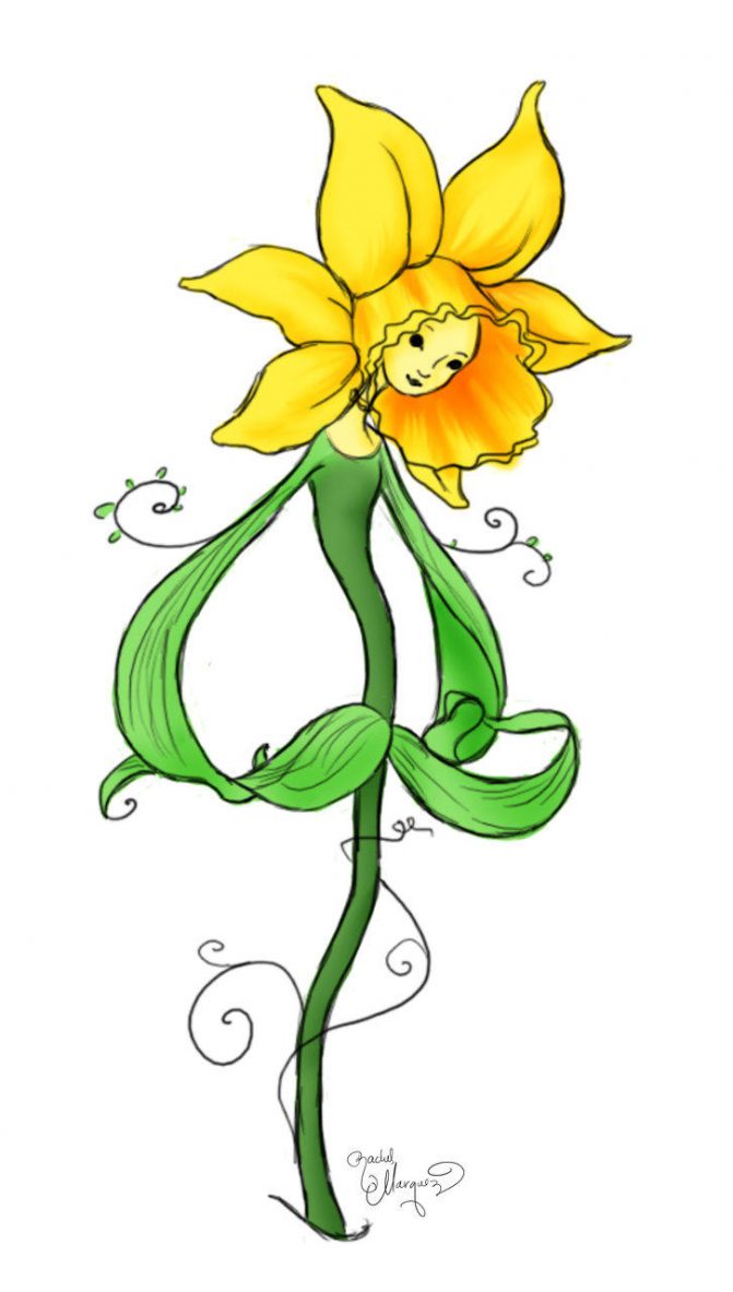 671x1183 Coloring Pages How To Draw A Daffodil 03 Narcissus Coloring