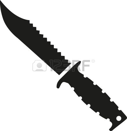 437x450 Dagger Clipart Hunting Knife