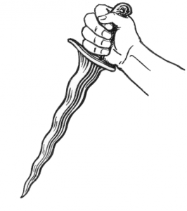 266x300 Creese Malayan Dagger Clip Art Download