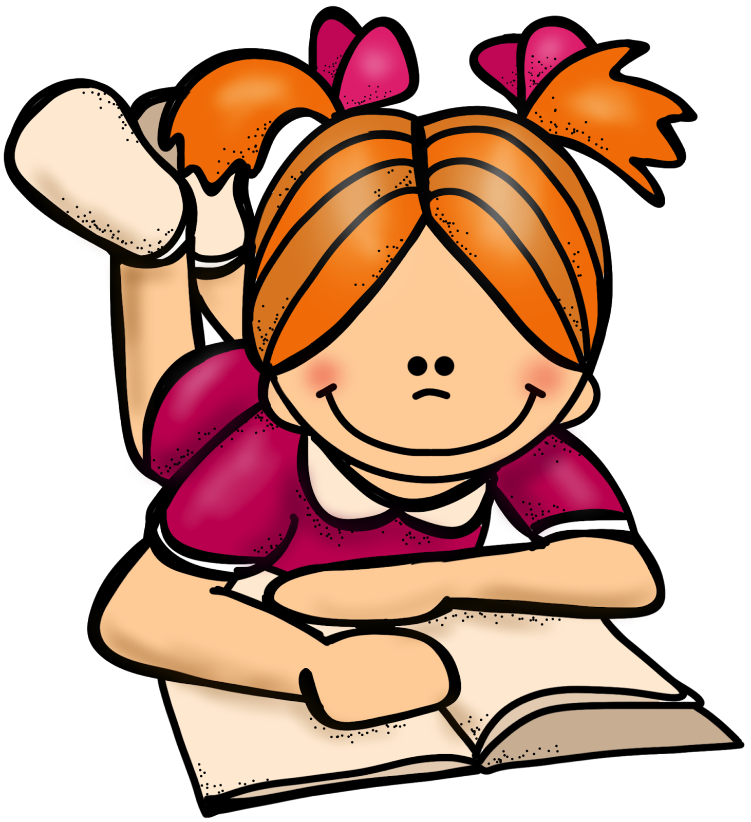 1462x1600 Best Student Reading Clipart