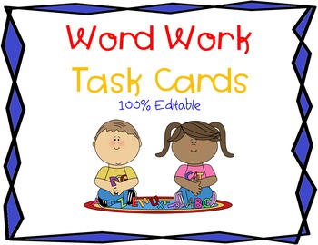 350x270 Word Work Task Cards
