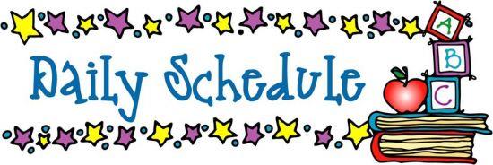 550x184 Schedule Clipart 4