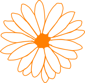 299x294 Daisy Clipart Orange Flower