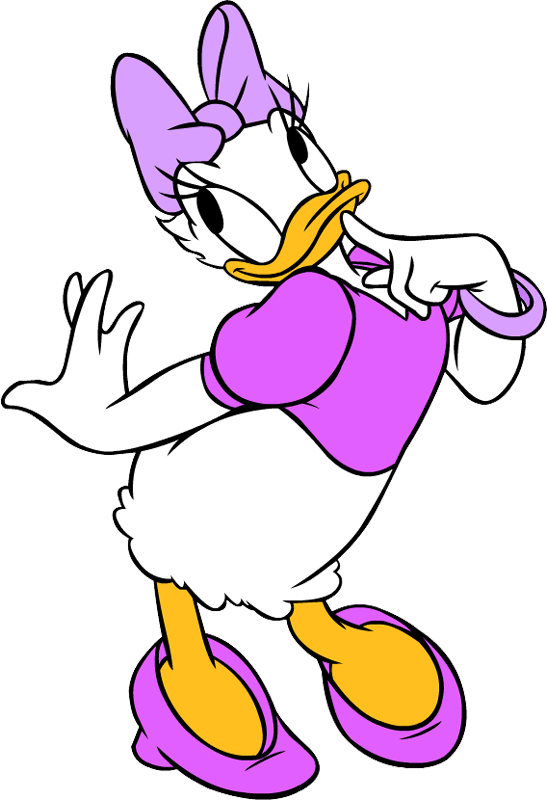 547x800 Daisy Duck Clip Art