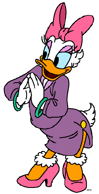 344x673 Top 98 Daisy Duck Clip Art
