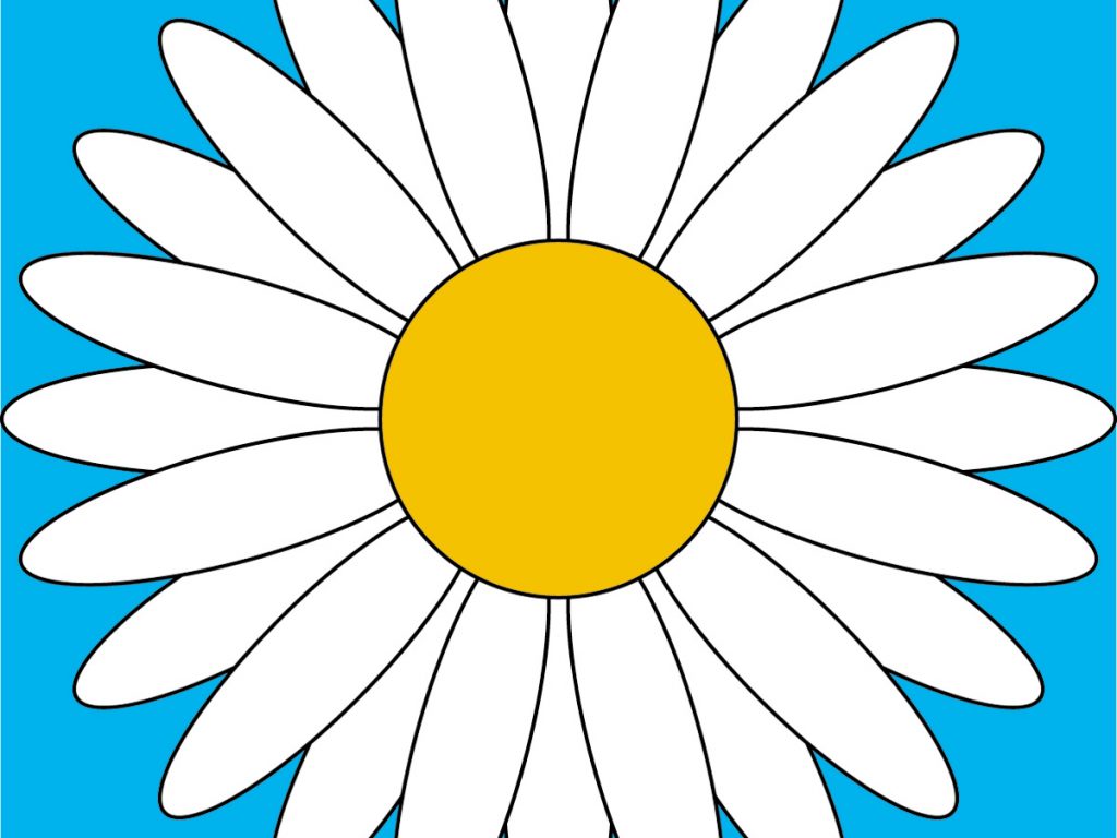 1024x768 Daisy Clip Art