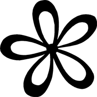 200x200 Flower Daisy Sticker