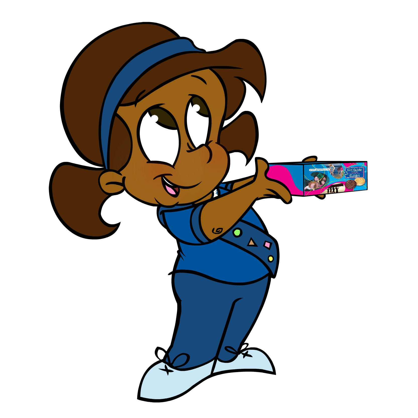 1666x1666 Girl Guide Clipart