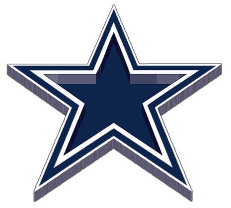 465x420 Blue Dallas Cowboys Logo