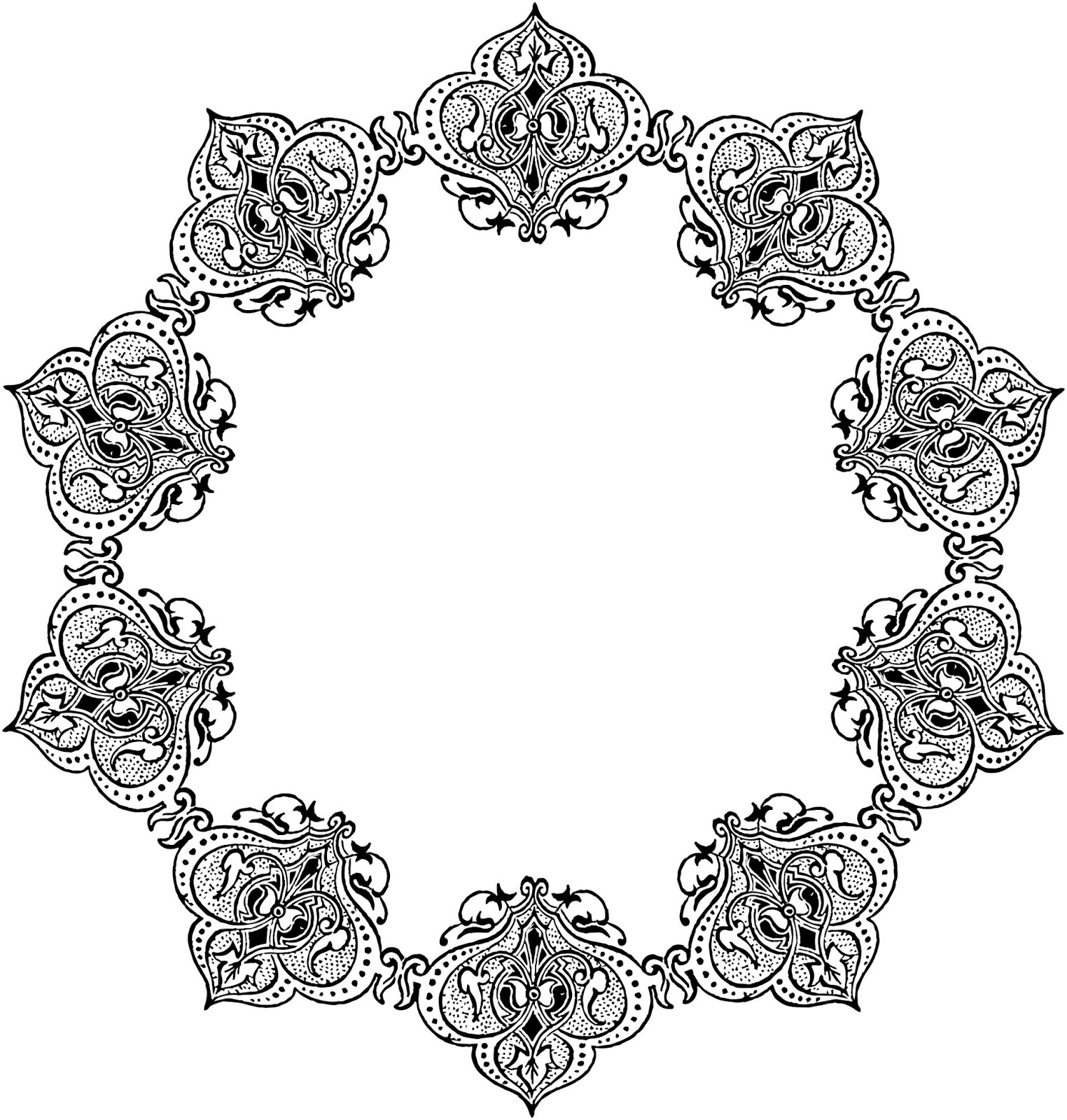 1524x1600 Damask Clipart Dulhan