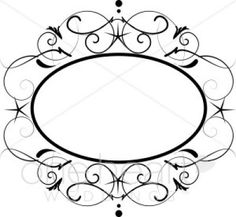 236x217 Damask Clipart Oval